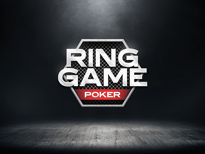 Ring Game Badge badge fight game label logo poker ring