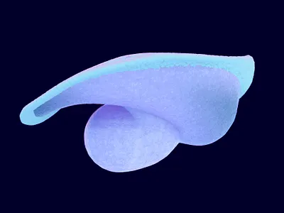 Houdini Experiments - Foam 04 abstract c4d cgx cinema 4d design digital foam futuristic gradient houdini illustration render texture