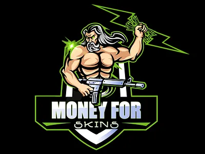 Money For Skins brand branding business counterstrike csgo design dota2 graphic design grapic design logo logo design logodesign money skins steam valve vector