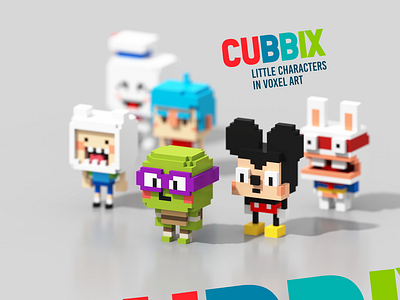 Cubbix cubbix magicavoxel qubicle vox edit voxel art