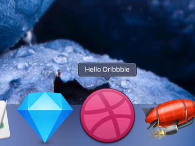 Hello Dribbble!!! app icns icon logo mac icon ui