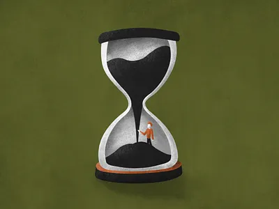 Time Trap – Hourglass art boy design fall gamedesign greedy hourglass illustration money prison sand sins texture time time management trapped vector
