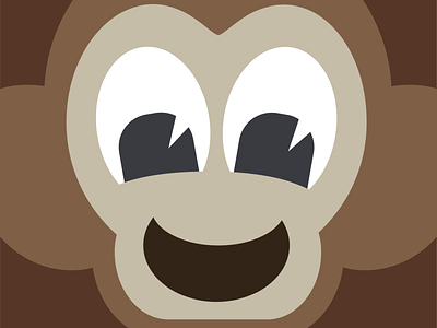 Monkey animal art illustration