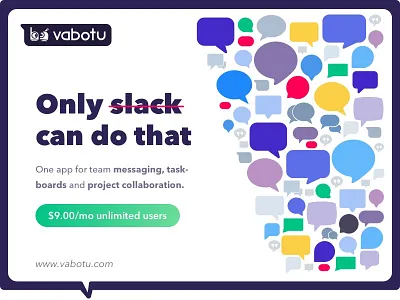 Only Slack Can Do That ad banner ad digital ad digital advertising layout layoutdesign typography