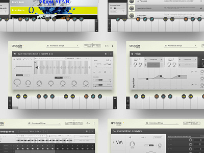 Output Arcade arcade music app ui ux design vst