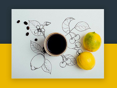 Illustration: Revel & Rouse brand and identity branding design food and beverage illustration photograhy social web design yellow