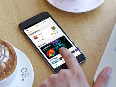 Winigames app application design game illustration user experience user interface