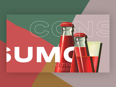 Day 2 - Consumo art direction campari cocktail design drink graphic design layout negroni type typogaphy