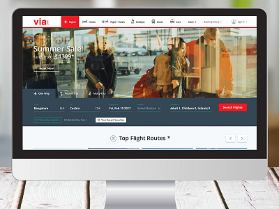 Via.com Website Re design templates ux designer website