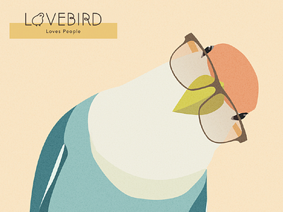 Lovebird illustration bird illustration illustration logo photoshop