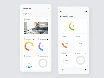 Day-03 Smart home Quasi materialization app home house japan style smart smart house 家居装饰 练习