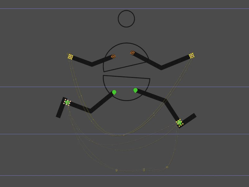 Silly Run breakdown after effects bts gif loop run run cycle