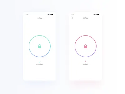 Phob App Concept app app concept clean app flat gradient minimal ui ux