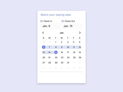 Date Picker | Daily UI 080 080 daily daily 100 daily challange dailyui date picker date range ui