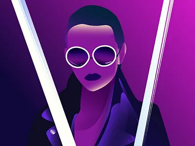 Fashion light illustration fashion