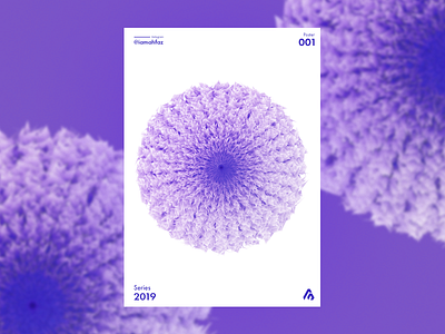 Poster 001 - Bloom adobe illustrator art creative design dribbble flower flower illustration illustration pattern design poster poster a day poster art poster challenge poster collection poster design print print apparel print design purple vector