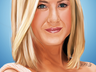 Jennifer Aniston 2d advertisement art character concept art concept character concept design design digital painting drawing illustration vector