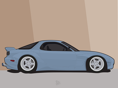 Rocket Bunny RX7 car race rocket bunny rx7 tuner wheels