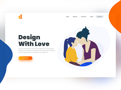 Design with Love cd concept creative design graphic ideas illustrator illustrator cc love madewithlove photoshop sketch web webdesign xd