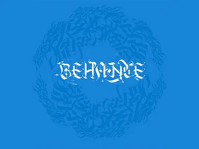 Behance behance blackletter calligraphy calligraphy and lettering artist custom design customfont design johnnaked lettering mystyle