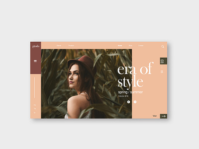 Website - Giada adobe branding clean designer graphic design identity interace landing page layout minimal typography ui ui ux design visual design web web design