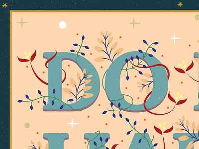 DO design flat illustration graphic design hand drawn hand lettering illustration illustrator lettering letters type typography vector