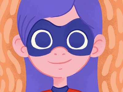 Violeta Parr art disney gsus heroes illustration illustration for children kids pixar pixar art the incredibles