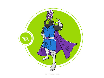 Mojo Jojo adobe illustrator cartoon network mojo jojo monkey pop culture powerpuff girls vector