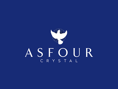 Asfour Crystal Logo animation app asfour crystal bird branding concept creative crystal design food identity illustration inspiration lettering logo type typography ui ux web