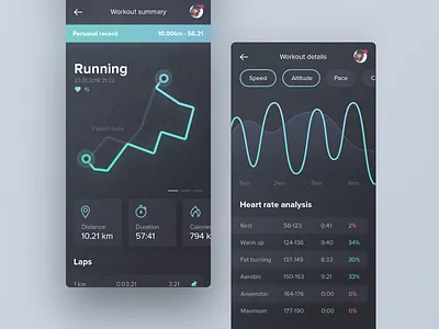 Workout Tracker 2019 animation app clean creative design ios ui ux