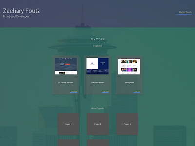 Atmo Portfolio design figma figmadesign portfolio ui web zafuzi