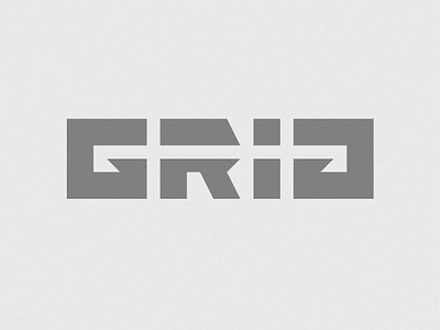 Grid Logotype art bold branding clean design elegant grid icon identity illustration illustrator logo logodesigns logotype mark modern monogram simple sleek strong