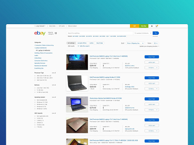 eBay Stylized 2019 design ui design ux design