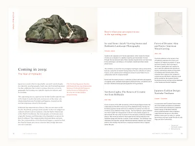 2019—Year of Hokkaido editorial indesign japan japanese layout magazine portland typography