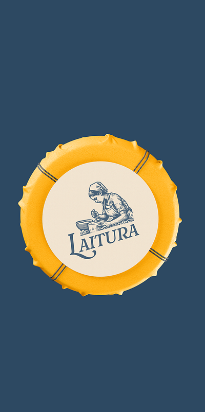 Laitura branding cheese cheesemaker graphic design logo