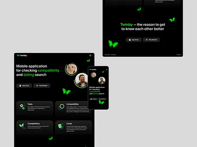 Perfecting Mobile Navigation dating app desktop graphic design landing landing page mobile typography ui ux web design web development website