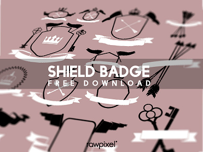 Shield Badge 1 adobe illustrator cc artwork badge concept design free illustration shields vector