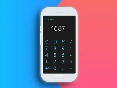 Calculator- Daily UI app concept calculator ui concept dailui daily ui challenge design flat minimal ui ux design web design agency