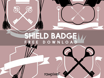 Shield Badge 2 adobe illustrator cc artwork badge concept design free illustration shields vector