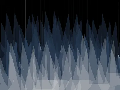 Visual Design Practice 1 black blue design drawing mountains sketch