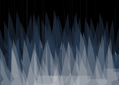 Visual Design Practice 1 black blue design drawing mountains sketch