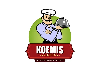 Koemis Kitchen animation art banner brand branding cook corporate design flat icon icons identity illustration logo minimal mobile people restaurant vector web