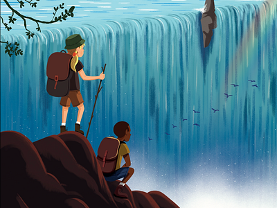 Waterfall picturebook