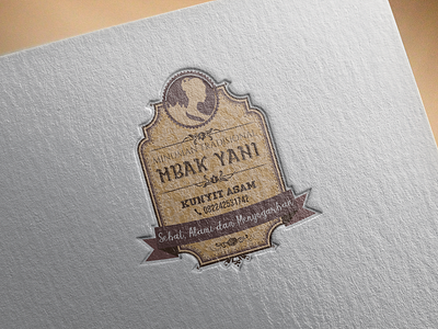 Jamu Mbak Yani baverage branding branding agency business design drink elegant fresh design herbal jamu logo new age traditional vector vintage