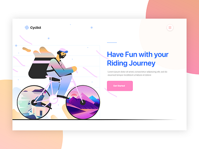 Rider Illustration Design animation app brand branding design flat icon illustration lettering logo minimal mobile type typography ui ux vector web website