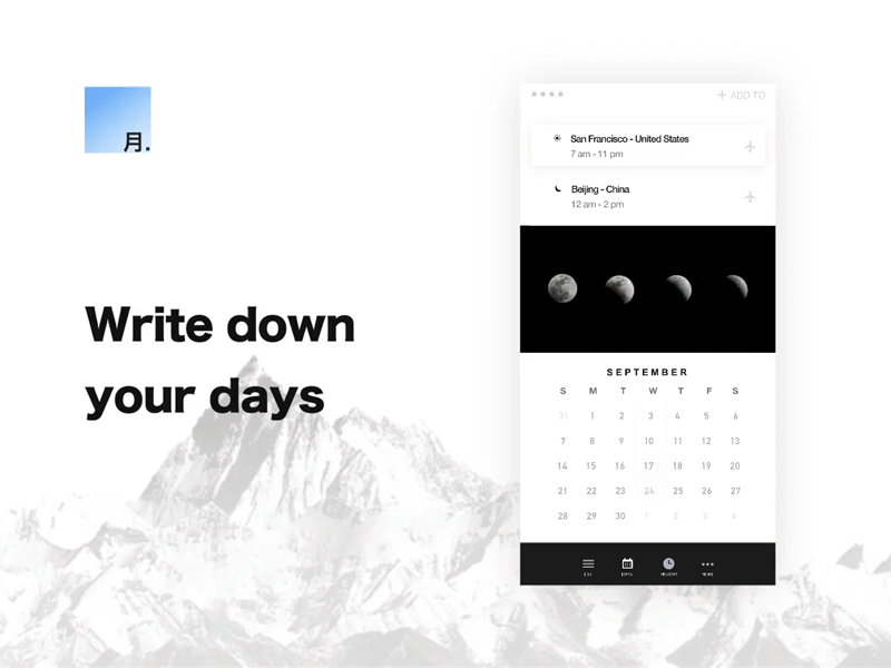 Calendar agenda animation animation design calendar meetings ui ux