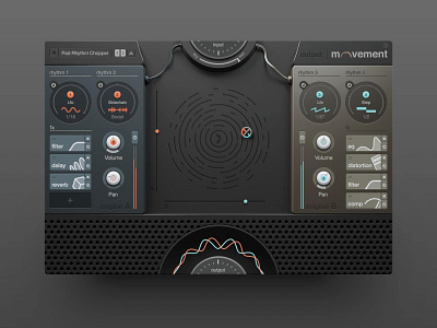 Output Movement 3d cgi music app output uidesign vst