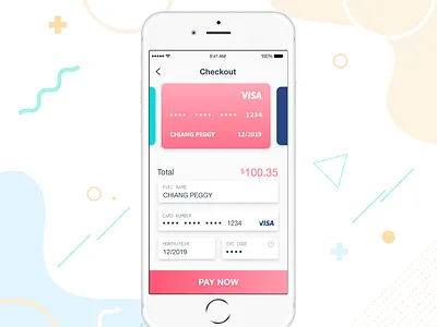 Daily UI 002 - Credit Card Checkout adobe xd daily ui 002 design ui