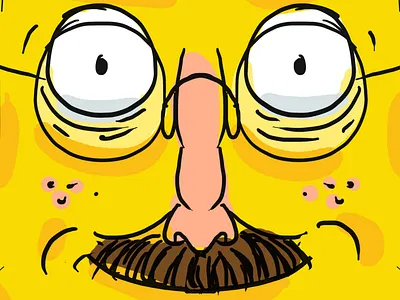 Flanders flanders procreate simpsons sketch symmetry