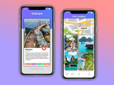 Travel App Ui android clean layout i phone ui illustration interface mobile app mobile app ui travel app travel ui app ui ui ux ui ux user website website banner